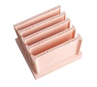 Guide per Laminazione Strisce di Polimero - Controllo Preciso 5 Dimensioni | Strumenti guida alla didattica ceramica: rullo e bastone per creta,Per Creazione Gioielli, Progetti Fai Da Te Decorativi, A