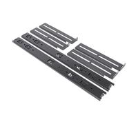 UNYKAch Set di due binari telescopici adatti per armadi da fondo 80 a 100 cm e scatole rack 1U/2U/3U/4U