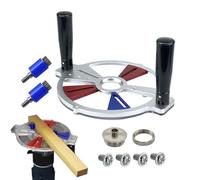 Guide per router per la lavorazione del legno, guida regolabile per incisione | Maschera da taglio circolare, per progetti di creazione di mobili, ristrutturazione edilizia, casa, garage, carpenteria