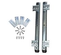 Guide regolabili per tastiera con guide con cuscinetti a sfera, robusta struttura in acciaio per riporre la scrivania, accessori essenziali per l'organizzazione di casa e ufficio