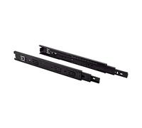 Guide scorrevoli, Guide for cassetti resistenti con cuscinetti a sfera in metallo da 350 mm, 50 kg, nere, 2-10 pezzi(2 Pieces)