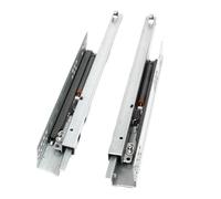 Guide scorrevoli, Guide for cassetti Rimbalzo Premere for rilasciare Spingere for aprire sotto il supporto 10-20 pollici 2 pezzi 25 kg(12inches 300mm)