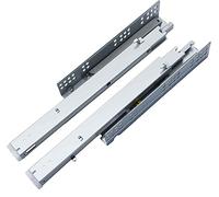 Guide scorrevoli nascoste per cassetti a chiusura morbida, guide nascoste per cassetti, guide a scomparsa con cuscinetti a sfera, guide per cassetti a estensione completa