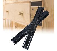 Guide scorrevoli per cassetti a estensione completa, 350 mm, 500 mm, capacità di carico 45 kg, silenziose, con chiusura ammortizzata, a sgancio rapido, larghezza 45 mm per un funzionamento regolare