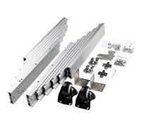 Guide scorrevoli per cassetti a estensione completa, cerniera nascosta, per tavoli e scrivanie, accessori per piano di lavoro della cucina con piegatura a pressione (40 cm si estende fino a 135 cm)