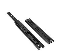 Guide scorrevoli per cassetti ad estensione completa, resistenti, guide con cuscinetti a sfera da 200 mm, capacità di carico 45 kg, tastiera rimovibile in 3 posizioni, funzionamento fluido del