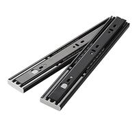 Guide scorrevoli per cassetti e armadietti da cucina, resistenti, a tripla sezione, 400 mm, larghezza 45 mm, perfette per casa e ufficio
