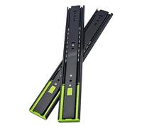 Guide scorrevoli per cassetti in acciaio resistente, estensione completa, 3 sezioni, 1 coppia di guide per cassetti da 30 cm, per un funzionamento fluido e una lunga durata