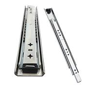 Guide scorrevoli per cassetti in metallo resistente, 91,4 cm, con cuscinetti a sfera, guide in acciaio industriale per mensole scorrevoli scorrevoli, armadi e camper, 1 coppia di guide per carichi