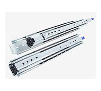 Guide scorrevoli per cassetti per cassetti resistenti con blocco, cuscinetti a sfera 3 pieghe a estensione completa, guida per cassetti, montaggio laterale, capacità di carico 136 kg