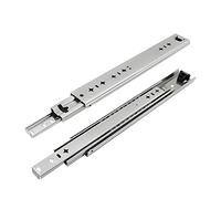 Guide scorrevoli per cassetti resistenti con 3 guide con cuscinetti a sfera, strumenti telescopici per un funzionamento fluido, perfetti per cucina, ufficio e garage soluzioni di stoccaggio.