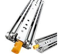 Guide scorrevoli per cassetti resistenti con blocco di sicurezza industriali con cuscinetti a sfera da 700 mm, robuste guide per cassetti per un funzionamento regolare e una durata
