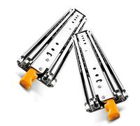 Guide scorrevoli per cassetti resistenti con blocco, estensione completa, guide per cassetti laterali per armadi (750 mm) - & Secure Solutions