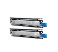 Guide scorrevoli per cassetti resistenti con cuscinetti a sfera, 2 pezzi, 800 mm, con serratura, per industriali, mobili da cucina, ripiano per tastiera, guida in acciaio metallico, guide di