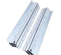 Guide scorrevoli per cassetti resistenti, estensione completa, 600 mm/800 mm/1000 mm, con cuscinetti a sfera, robuste guide scorrevoli per un funzionamento regolare, ideali per armadi e mobili