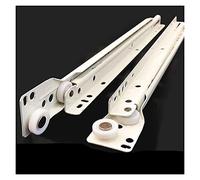 Guide telescopiche per cassetti, 55,9 cm, per scorrevolezza scorrevole, binario a due sezioni per armadi, armadi e mobili, resistente, facile installazione