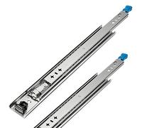 Guide telescopiche per cassetti resistenti con serratura, estensione completa, capacità 120 kg, 1 coppia, 914 mm