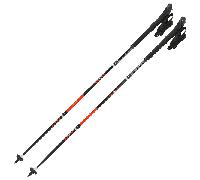 Guidetti - Bastoncini da trail pieghevoli - Silver Néo in Alluminio - Taglia 130 cm - rosso rosso 130 cm