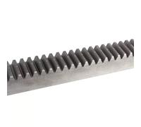GuidNaurys 1 cremagliera in acciaio al carbonio, 1 modulo, denti dritti, pignone lineare, larghezza 10 mm, 12 mm, 15 mm, cremagliere di trasmissione a ingranaggi cilindrici Trasmissione(10x10x300mm)