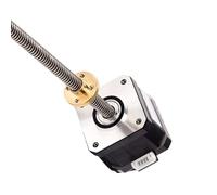 GuidNaurys 1 motore passo-passo Nema 17, passo 2 mm, 4 mm, 8 mm, vite T8, 1,7 A, 40 N.cm, 42 x 42 x 40 mm, motore passo-passo lineare 17HS4401S Assemblaggio(8mm lead)