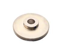 GuidNaurys 1 pz. Ingranaggio cilindrico in ottone da 0,5 moduli a 60 denti con foro a gradino da 3 mm a 12 mm Pignone cilindrico in metallo da 0,5 M a 60 denti Trasmissione(20mm step 12.7mm hole)