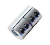 GuidNaurys 1 pz Macchina for Incidere Accoppiamento D40L50 Alluminio Albero Rigido di Bloccaggio Diametro del Foro 14mm 15mm 17mm 19mm 20mm 22mm Accoppiatore Collegamento assi(16X18mm)