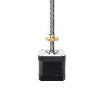 GuidNaurys 1 pz T8 Vite Asta 42x42mm Flangia Motore Passo-Passo 1.5A 40N.cm 1.8 Gradi Nema 17 Motore Passo-Passo 2mm Passo 2mm Vite di Comando Assemblaggio(300mm)