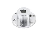 GuidNaurys 1pc Accoppiatore ad alta resistenza 8mm 10mm 12mm 14mm 15mm 16mm 18mm Giunto flangiato con foro con sede for chiavetta Collegamento assi(8mm with keyway)