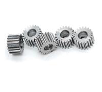 GuidNaurys 5 pezzi 0,2 modulo 12 denti mini ingranaggio 1 mm accoppiamento libero albero motore ingranaggio 2,2x2 mm acciaio temprato denti induriti pignone cilindrico Pignone dritto