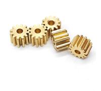 GuidNaurys 5 pezzi 0,3 modulo 11T ingranaggio piccolo a denti dritti 1,5 mm 2 mm albero motore ingranaggio 4 mm spessore pignone cilindrico Pignone dritto(3.9X4MM 2.01MM HOLE)