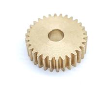 GuidNaurys 5 pezzi 0,3 modulo 45 denti ingranaggio cilindrico 0,3M 45T pignone piatto 14,1 mm diametro 3,5 mm spessore ingranaggio denti dritti Pignone dritto(2.02mm hole 2mm loose fit)