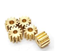 GuidNaurys 5 pezzi 0,3M 13T Ingranaggio a denti dritti in rame 0,3 Modulo 13 Denti Pignone cilindrico a denti dritti Diametro 4,5 mm Spessore 4 mm Pignone dritto(2.02mm hole)