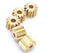 GuidNaurys 5 pezzi 0,3M 20T Ingranaggi in ottone a denti dritti 1,5 mm 2 mm 3 mm 4 mm Albero a tenuta stagna 6,6 mm Diametro 0,3 Modulo 20 Ingranaggi a 20 denti dritto