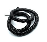 GuidNaurys Cavo a spirale a molla a 3 conduttori, statico, 50 cm, allungabile, 2,5 metri, flessibile, estensibile, a trazione, scalabile, avvolto retrattile(18AWG)