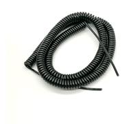 GuidNaurys Cavo a spirale allungabile a 5 conduttori, 3 metri, con resistenza all'espansione, cavo a spirale scalabile, resistente alla trazione for esterni retrattile(22AWG)