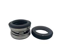 GuidNaurys Guarnizione a soffietto in elastomero serie 2100, diametro interno 35 mm, tenuta meccanica in lega FKM for pompe, tenuta dell'albero, anello di tenuta in carburo di silicio Perdite d'acqua