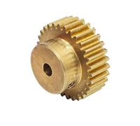GuidNaurys Ingranaggio cilindrico a passo da 34 denti modulo 0,7 denti da 5 mm ingranaggio in rame dritto spesso 0,7 M 34 denti pignone cilindrico meccanico cremagliera(4mm bore)