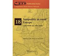 Guido Alfani Erik Thoen Inequality in Rural Europe (Tascabile)