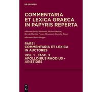 Guido Bastianini Apollonius Rhodius - Aristides (Copertina rigida)