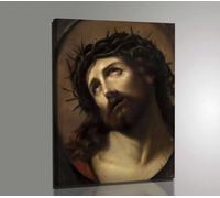 Guido Reni Gesù Incoronato di Spine Stampa su TELA Canvas Vernice Pennellate
