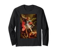 Guido Reni Saint Michael Defeating Satan Maglia a Manica