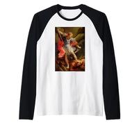 Guido Reni Saint Michael Defeating Satan Maglia con Maniche Raglan
