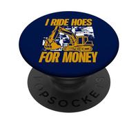 Guido zappe per soldi Operatore di escavatore divertente PopSockets PopGrip Adesivo