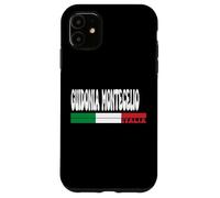 Guidonia Montecelio City Italia Travel Lovers Bandiera Italia Custodia per iPhone 11