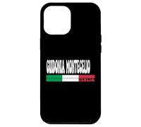 Guidonia Montecelio City Italia Travel Lovers Bandiera Italia Custodia per iPhone 12 Pro Max