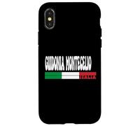 Guidonia Montecelio City Italia Travel Lovers Bandiera Italia Custodia per iPhone X/XS
