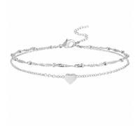 Guidre Cavigliera Per Donne, Elegante E Impermeabile, Regolabile Con Cordino A Maglie, Set Di Cavigliere Da Spiaggia, Gioiello Estivo, Regalo