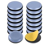 GUIGA 16 Pezzi Scivoli per Mobili, di Scivoli Rotondi Autoadesivi per Mobili per Spostare Mobili Pesanti, Aiutare il Trasloco, Organizzare Uffici (25mm)