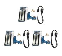 Guihydur 3X Scheda Adattatore da PCI-e Un PCI PCIE Un 2 Slot PCI Supporto Scheda di Acquisizione Golden Tax Card Scheda Audio Scheda Porta Parallela