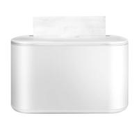 GUIJZSLTRG Dispenser di asciugamani da banco con fondo antiscivolo, dispenser portatile per asciugamani di carta con finestra visibile, per cucina, bagno e bagno